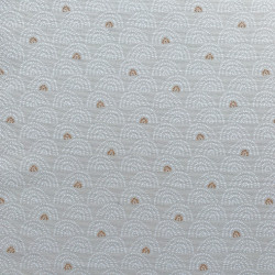 Printed Half Panama PONTO Natural / Rust